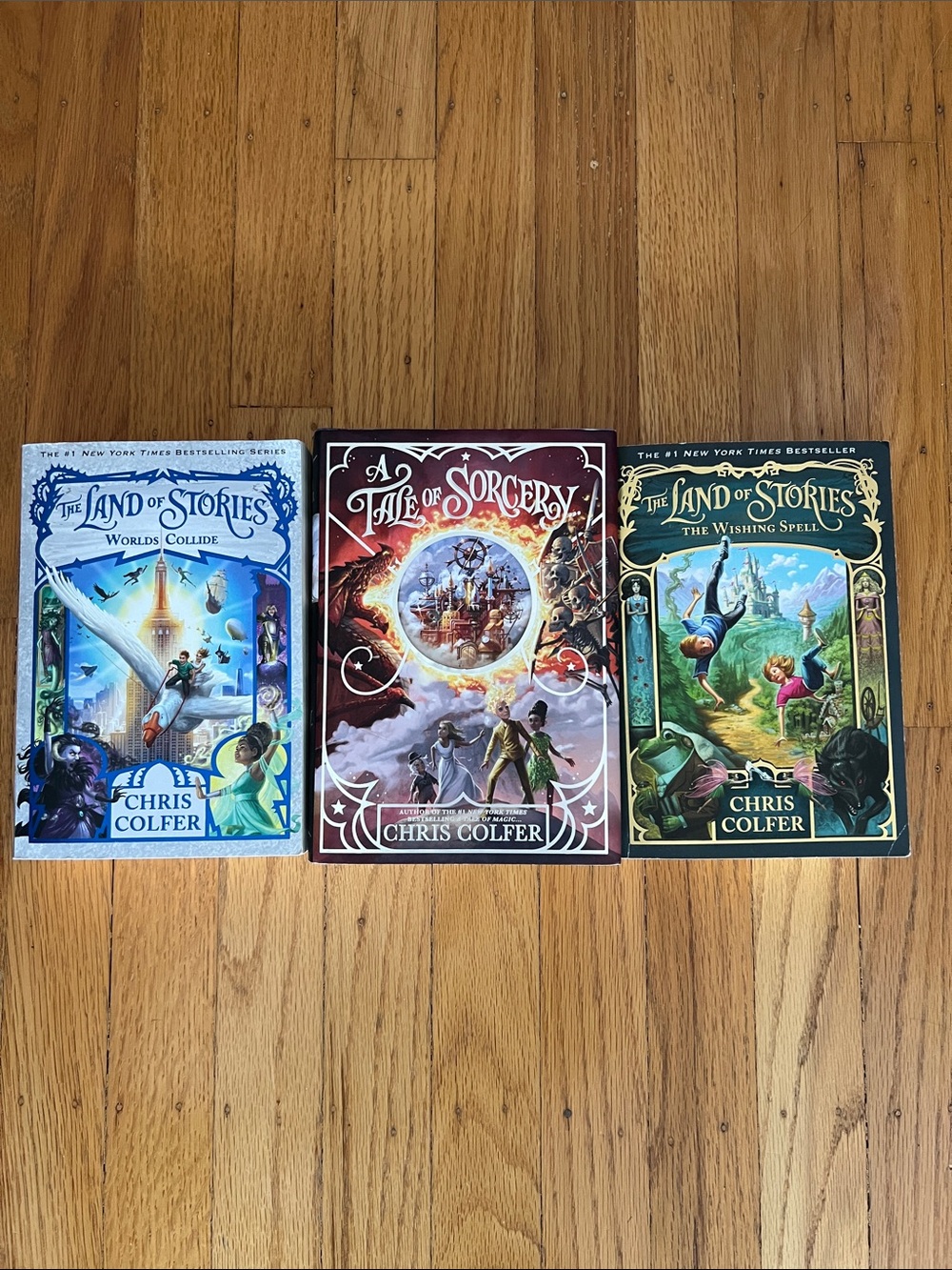 Chris Colfer Land of Stories A Tale of Sorcery Books bundle set of 3